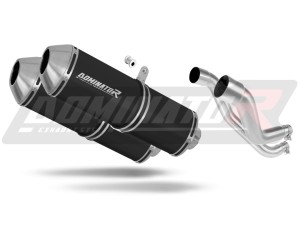 Aprilia Pegaso 650 Factory 2007 - 2010 výfuk tlumič OVR BLACK + dB killer