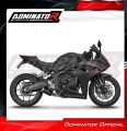 Honda CBR 650 R / E-Clutch 2024 - 2025 Collector Manifold Full Exhaust System Muffler Auspuff Sportauspuff Silencer Echappement Silencieux Scarico Scarichi Escape Wydech Tłumik GP BLACK Dominator Exhaust System 4
