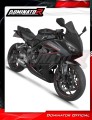 kompletní výfukový systém s tlumičem DOMINATOR Full System titanový HP8 pasuje na motocykl Honda CBR 650 R / E Clutch 2024   2025 3
