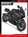 kompletní výfukový systém s tlumičem DOMINATOR Full System S6 černý pasuje na motocykl Honda CBR 650 R / E Clutch 2024   2025 3