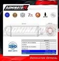 kompletní výfukový systém s tlumičem DOMINATOR Full System titanový HP6 pasuje na motocykl Honda CB 650 R / E Clutch 2024   2025 4