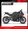 kompletní výfukový systém s tlumičem DOMINATOR Full System S6 černý pasuje na motocykl Honda CB 650 R / E Clutch 2024   2025 2