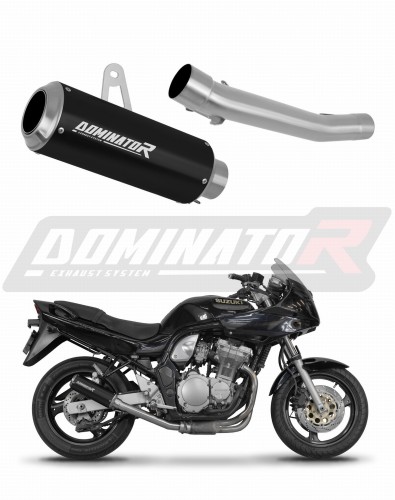 výfuk tlumič výfuku DOMINATOR GP černý pasuje na motocykl Suzuki GSF BANDIT 1200 1996   2000
