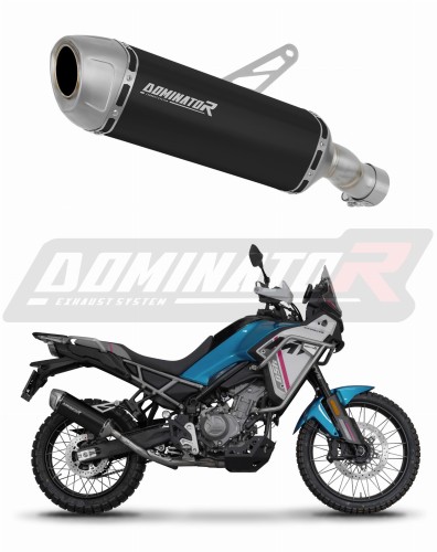 CF MOTO 450 MT 2024 motocyklový tlumič výfuku sportovní výfuk S6 BLACK Dominator Exhaust System x