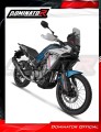 kompletní výfukový systém s tlumičem DOMINATOR Full System HP6 černý pasuje na motocykl CF MOTO 450 MT 2024  6