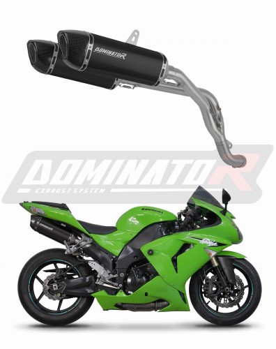 výfuk tlumič výfuku DOMINATOR HP6 černý pasuje na motocykl Kawasaki ZX10R 2006   2007