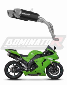 Kawasaki ZX10R 2006 - 2007 výfuk tlumič S6 BLACK + dB killer