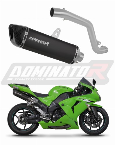 výfuk tlumič výfuku DOMINATOR HP6 černý pasuje na motocykl Kawasaki ZX10R 2006   2007