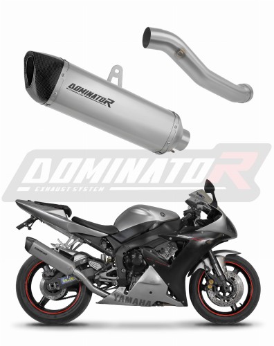 výfuk tlumič výfuku DOMINATOR titanový HP6 pasuje na motocykl Yamaha YZF R1 1000 RN09 2002   2003
