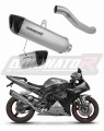 výfuk tlumič výfuku DOMINATOR homologovaný titanový HP6 pasuje na motocykl Yamaha YZF R1 1000 RN09 2002   2003