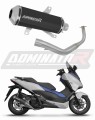 kompletní výfukový systém s tlumičem DOMINATOR Full System OV G2 černý pasuje na motocykl Honda NSS 125 FORZA 2017   2020