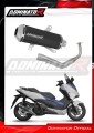 kompletní výfukový systém s tlumičem DOMINATOR Full System OV G2 černý pasuje na motocykl Honda NSS 125 FORZA 2017   2020 2