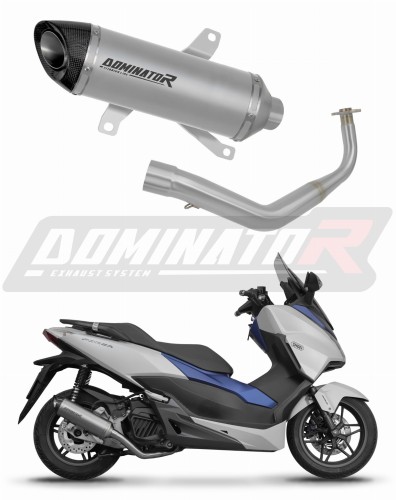 kompletní výfukový systém s tlumičem DOMINATOR Full System titanový HP8 pasuje na motocykl Honda NSS 125 FORZA 2017   2020