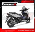 kompletní výfukový systém s tlumičem DOMINATOR Full System titanový HP8 pasuje na motocykl Honda NSS 125 FORZA 2017   2020 4
