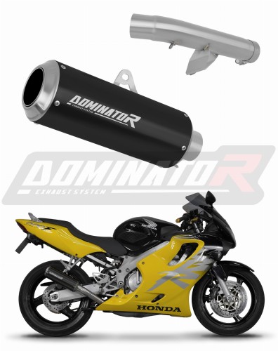 výfuk tlumič výfuku DOMINATOR GP černý pasuje na motocykl Honda CBR 600 F4 1999   2000