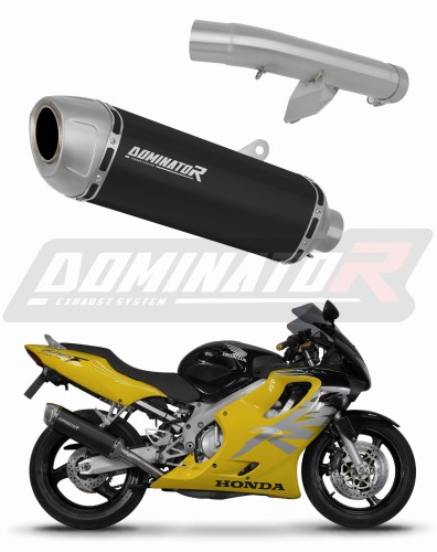 výfuk tlumič výfuku DOMINATOR S6 černý pasuje na motocykl Honda CBR 600 F4 1999   2000