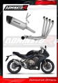 kompletní výfukový systém s tlumičem DOMINATOR Full System titanový HP6 pasuje na motocykl Honda CB 650 R 2019   2023 2