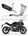 kompletní výfukový systém s tlumičem DOMINATOR Full System HP6 černý pasuje na motocykl Honda CB 650 R 2019   2023