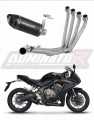 kompletní výfukový systém s tlumičem DOMINATOR Full System HP8 černý pasuje na motocykl Honda CB 650 R 2019   2023
