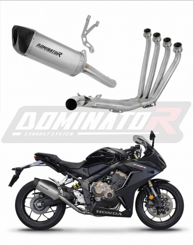 kompletní výfukový systém s tlumičem DOMINATOR Full System titanový HP6 pasuje na motocykl Honda CBR 650 R 2019   2023