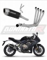 kompletní výfukový systém s tlumičem DOMINATOR Full System S6 černý pasuje na motocykl Honda CBR 650 R 2019   2023