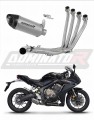 complete exhaust system with muffler DOMINATOR Full System titanium HP8 fits the motorcycle Honda CBR 650 R 2019   2023