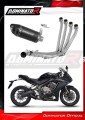 kompletní výfukový systém s tlumičem DOMINATOR Full System HP8 černý pasuje na motocykl Honda CBR 650 R 2019   2023 2