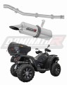 výfuk tlumič výfuku DOMINATOR kulatý pasuje na motocykl CF MOTO C Force 550 2016   2024