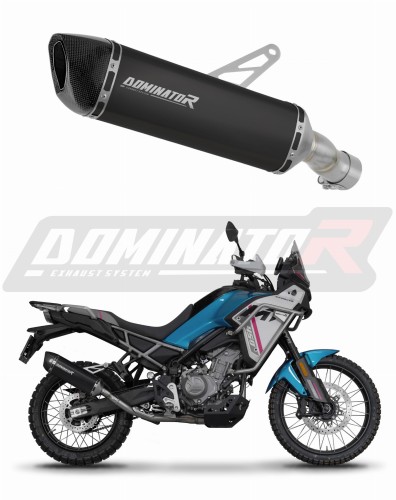 výfuk tlumič výfuku DOMINATOR HP6 černý pasuje na motocykl CF MOTO 450 MT 2025   2026