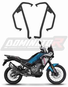 CF MOTO 450 MT 2025 - 2026 PADACÍ RÁMY Z nerezové oceli BLACK