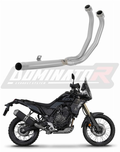 YAMAHA Tenere700 EURO 5 2021 -2022 Výfuk Odstranění katalyzátoru Katalyzátor Mezisvod Decat Svod Svodové potrubí Sběrač potrubí Výfukový svod DOMINATO