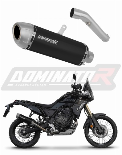 výfuk tlumič výfuku DOMINATOR S6 černý pasuje na motocykl Yamaha Tenere 700 2025   2026