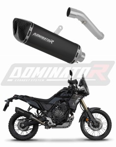 Yamaha Tenere 700 2019 - 2020 výfuk tlumič HP6 BLACK + dB killer