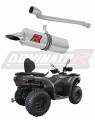 výfuk tlumič výfuku DOMINATOR kulatý pasuje na motocykl CF MOTO 520L 2024  2