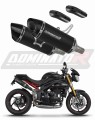 výfuk tlumič výfuku DOMINATOR HP8 černý pasuje na motocykl Triumph Speed Triple 1050 2011   2016