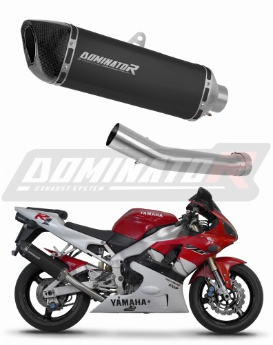exhaust muffler DOMINATOR HP6 BLACK fits to Yamaha YZF R1 1000 RN04 2000  2001