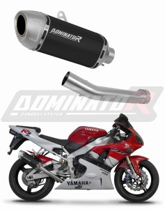Yamaha YZF R1 1000 RN04 2000 - 2001 výfuk tlumič S6 Shorty BLACK + dB killer