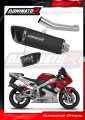 výfuk tlumič výfuku DOMINATOR homologovaný HP6 černý pasuje na motocykl Yamaha YZF R1 1000 RN04 2000   2001 2