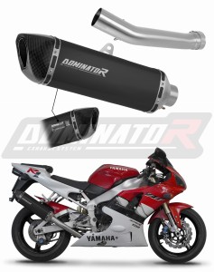 Yamaha YZF R1 1000 RN01 1998 - 1999 Homologovaný výfuk tlumič HP6 BLACK + dB killer