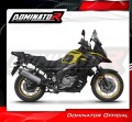 Suzuki DL 650 V-Strom 2017 - 2025 VÝFUK Tlumič Výfuk Sportovní tlumič HP7 Titanový titan Dominator Výfukový systém 3