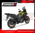 Suzuki DL 650 V-Strom 2017 - 2025 VÝFUK Tlumič Sportovní tlumič Koncovka výfuku HP7 BLACK Dominator Výfukový systém 2