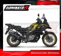 Suzuki DL 650 V-Strom 2017 - 2025 VÝFUK Tlumič Sportovní tlumič Koncovka výfuku HP7 BLACK Dominator Výfukový systém 3