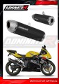 výfuk tlumič výfuku DOMINATOR S6 černý pasuje na motocykl Suzuki GSXR 600 K1 K5 2001   2005 2