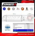 wydech tłumik DOMINATOR S6 Shorty pasujący do motocykla Yamaha YZF R6 2003 - 2005 5