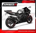 výfuk tlumič výfuku DOMINATOR S6 černý pasuje na motocykl Yamaha YZF R6 2003   2005 4