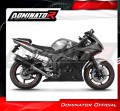 výfuk tlumič výfuku DOMINATOR S6 černý pasuje na motocykl Yamaha YZF R6 2003   2005 5