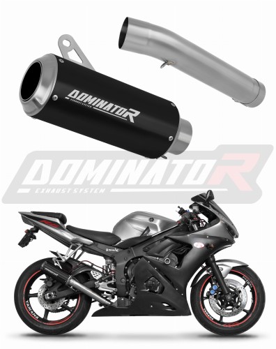 výfuk tlumič výfuku DOMINATOR GP černý pasuje na motocykl Yamaha YZF R6 2003   2005