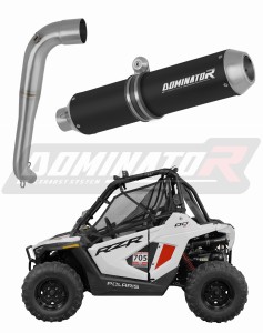 Polaris RZR 200 2022 - 2025 výfuk tlumič MX BLACK + dB killer