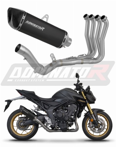 kompletní výfukový systém s tlumičem DOMINATOR Full System HP6 černý pasuje na motocykl Honda CB 1000 Hornet / SP 2025