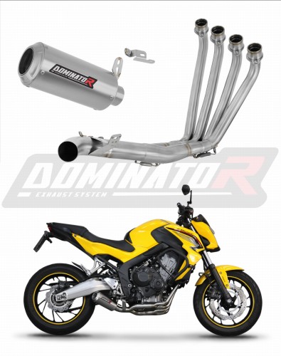 Honda CB 650F 2014 - 2018 Kompletní výfukový systém tlumič výfuku sportovní výfuk svod GP DOMINATOR EXHAUST SYSTEM x